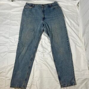 VTG Womens Levis 550 Classic‎ Relaxed Blue Denim Jeans 18 Reg L (36x32) Faded